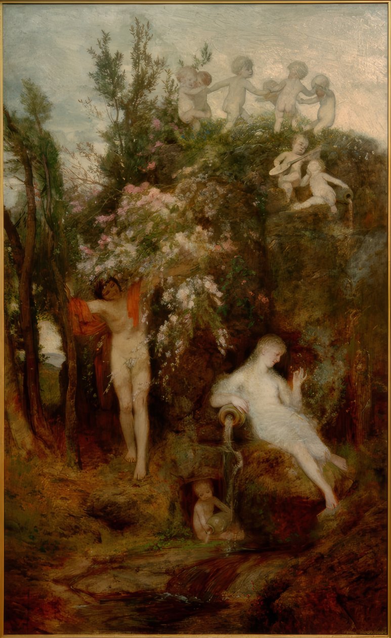 Milujte jaro od Arnold Böcklin