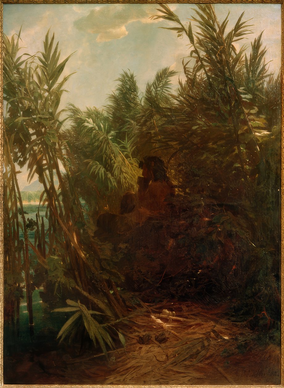 Pánev v rákosí od Arnold Böcklin