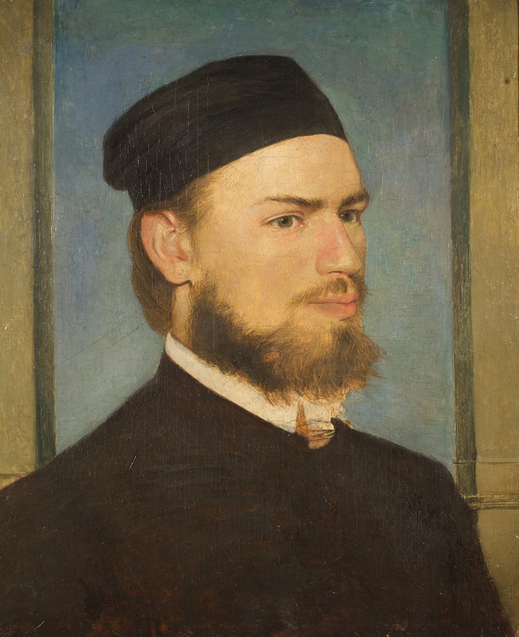 Portrét malíře Franze von Lenbach, 1862. od Arnold Böcklin