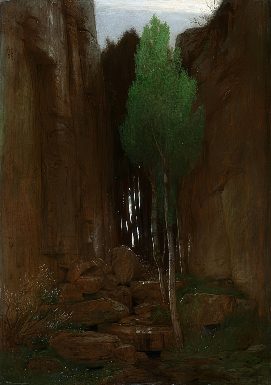 Zdroj v kaňonu. 1881 od Arnold Böcklin