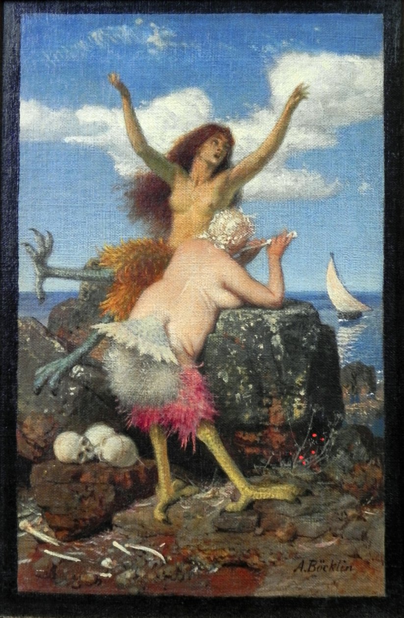 Sirény od Arnold Böcklin