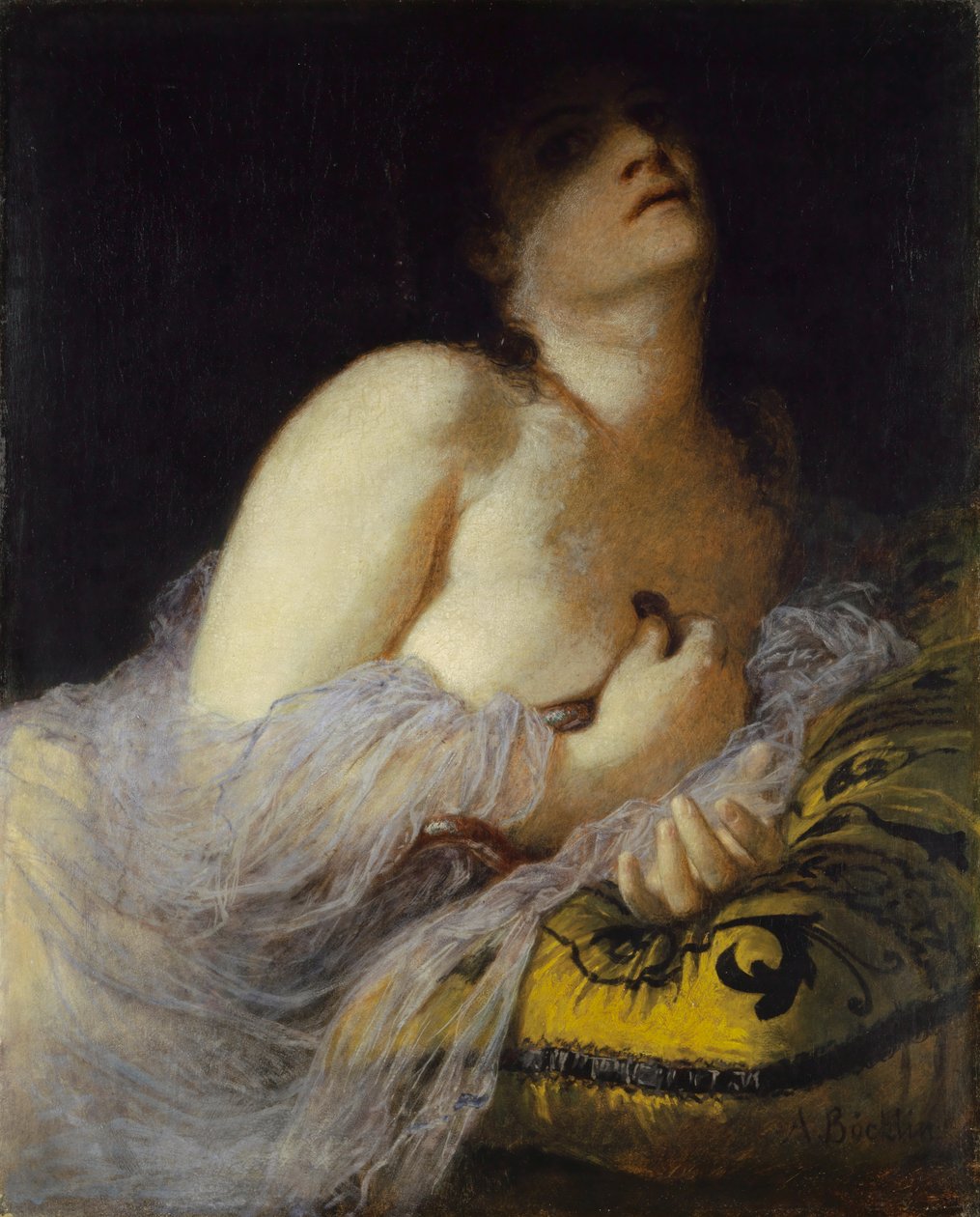 Smrt Kleopatry (první verze), 1872 od Arnold Böcklin