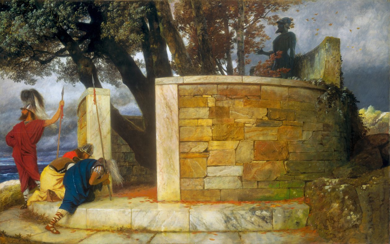 Herkulova svatyně od Arnold Böcklin