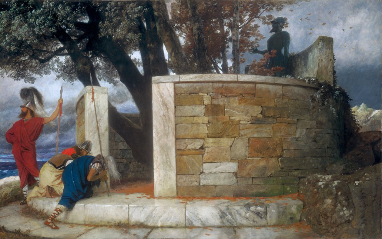 Herkulova svatyně od Arnold Böcklin
