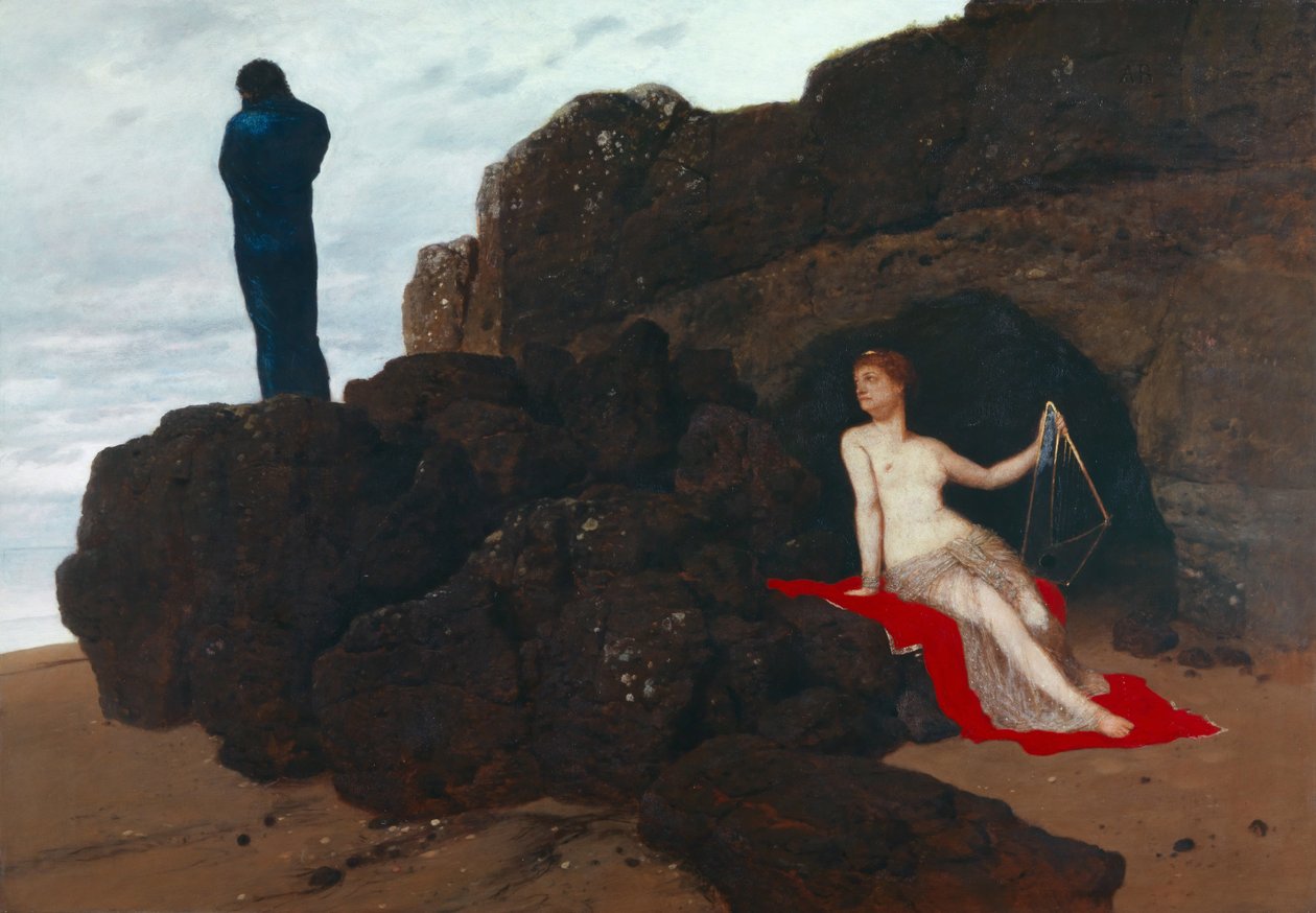 Ulysses a Calypso, 1882. od Arnold Böcklin