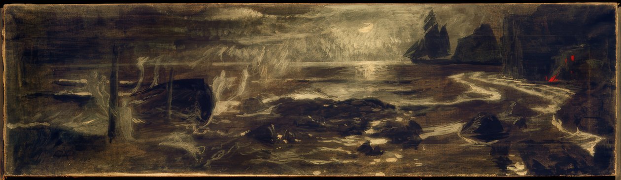 Vize na moři od Arnold Böcklin