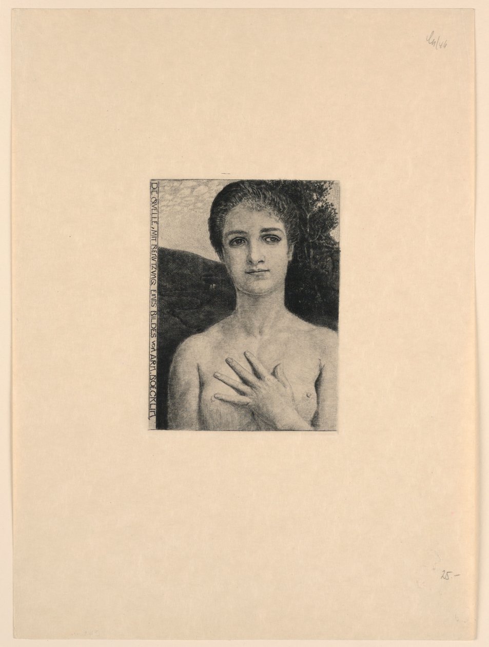 Žena od Arnold Böcklin