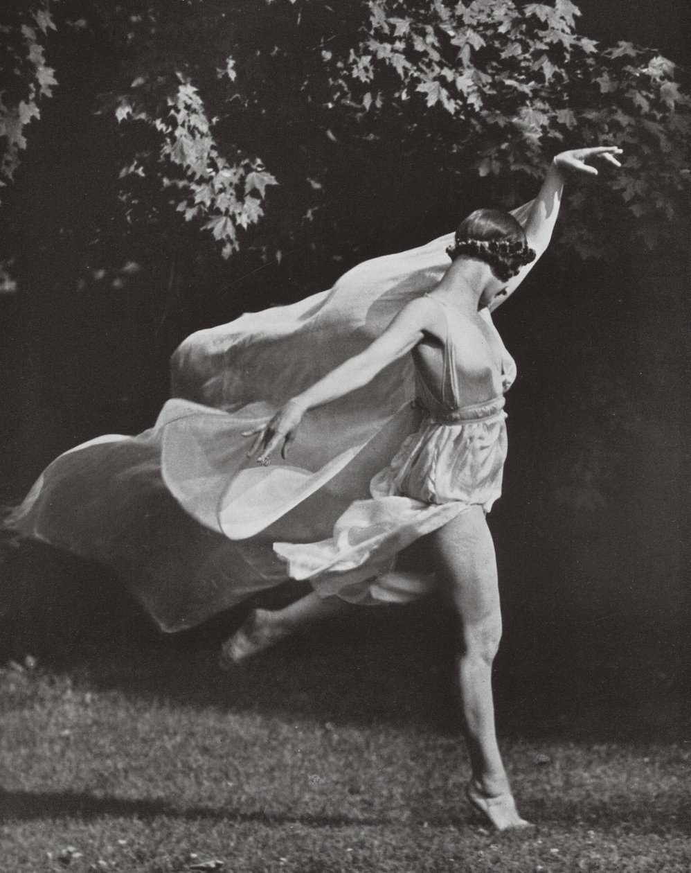 Anna Duncan (čb fotografie) od Arnold Genthe