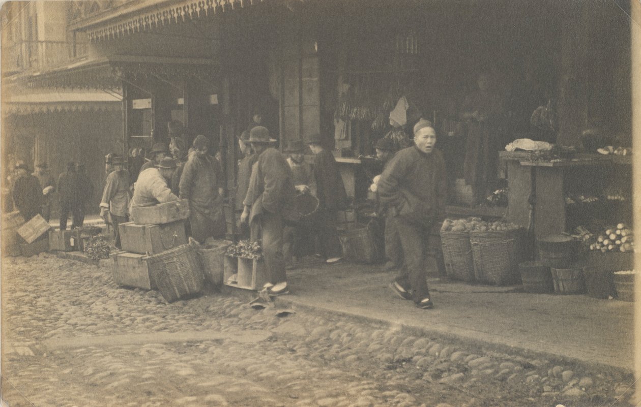 Ranní trh od Arnold Genthe