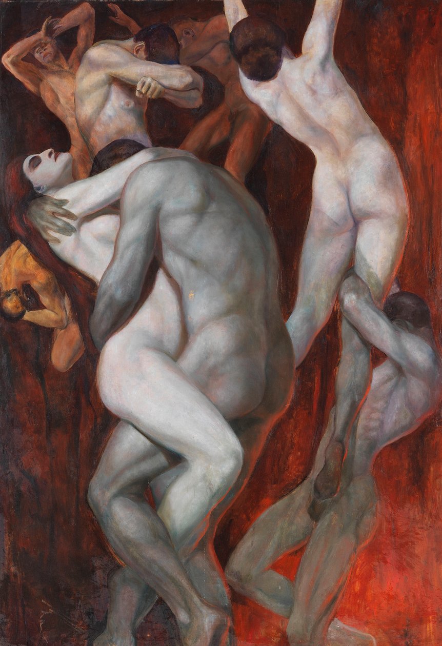 The Damned , c. 1910. od Arnold Rechberg