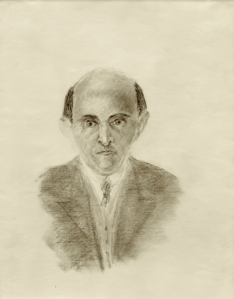 Autoportrét od Arnold Schönberg