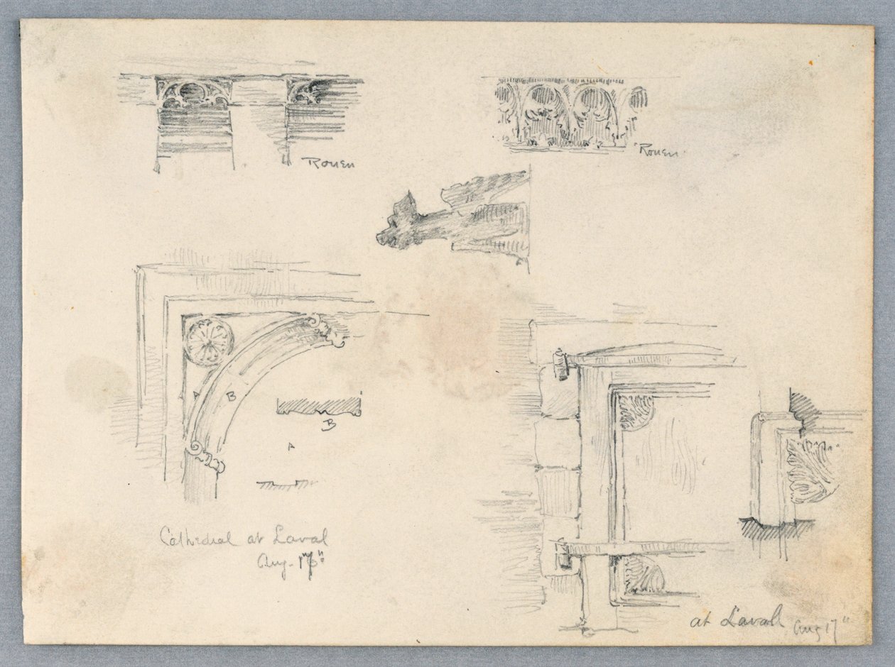 Architektonické detaily od Arnold William Brunner