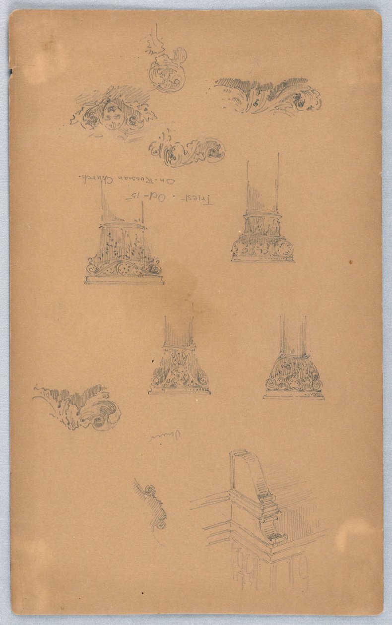 Architektonické detaily od Arnold William Brunner
