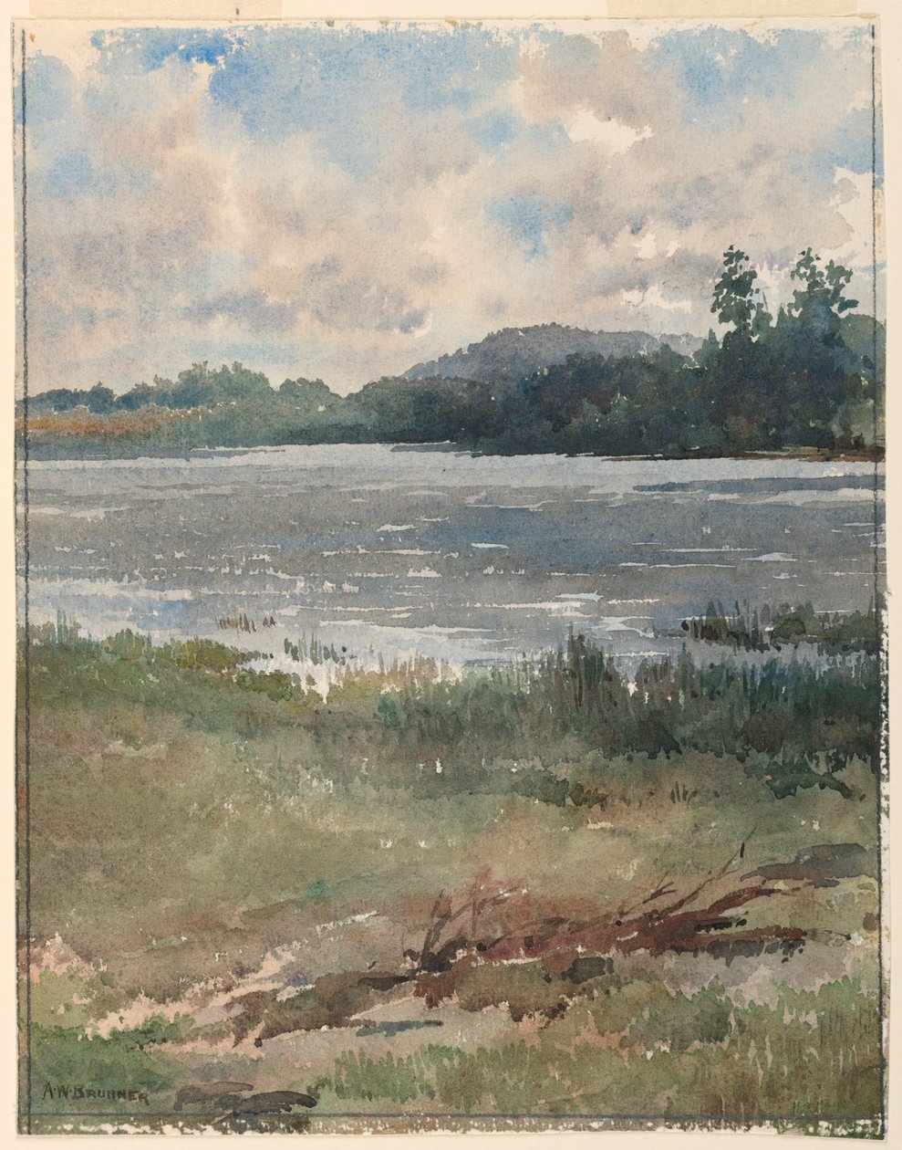 Krajina u jezera od Arnold William Brunner