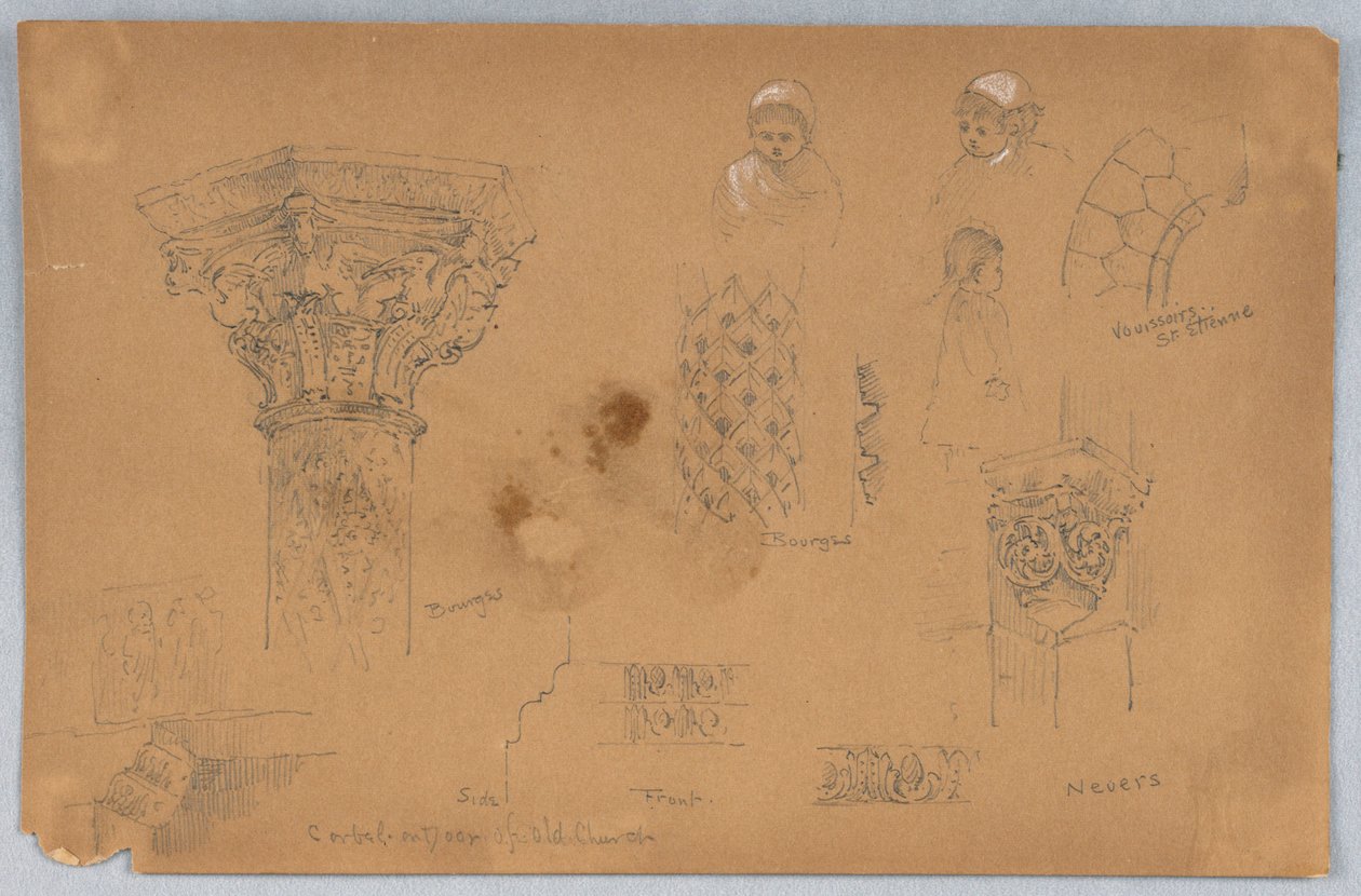 Nevers a Bourges od Arnold William Brunner