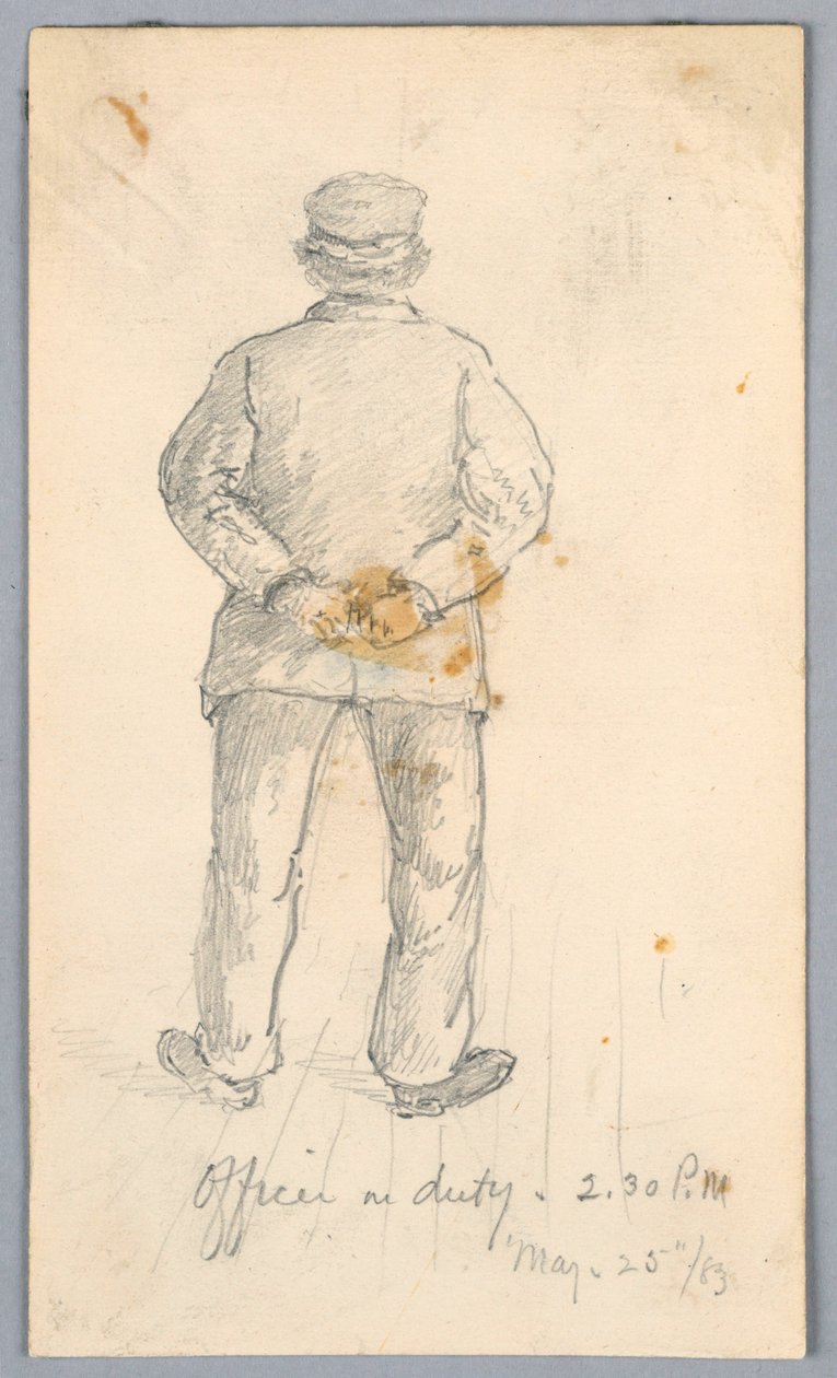 Důstojník ve službě. 14:30 od Arnold William Brunner