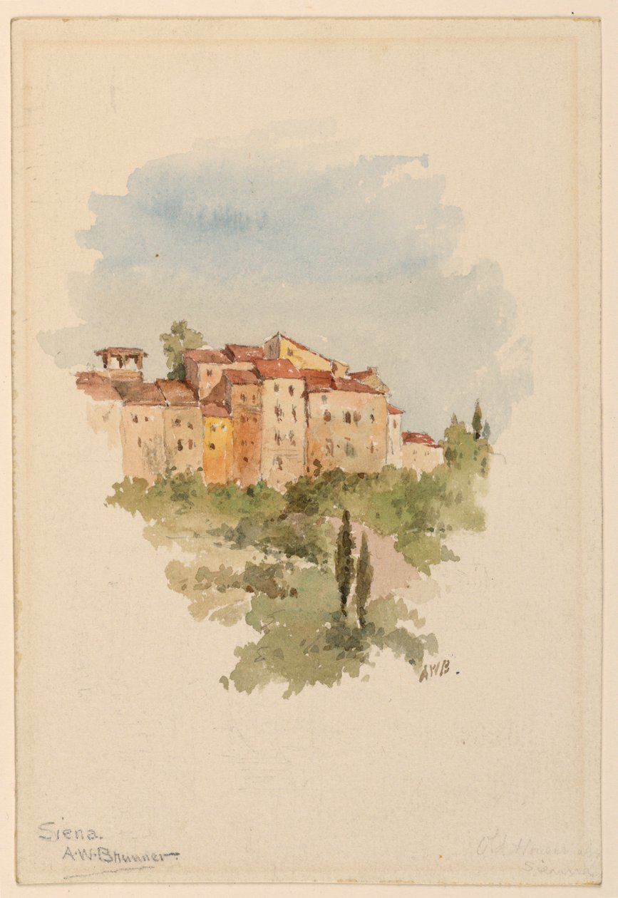 Siena od Arnold William Brunner