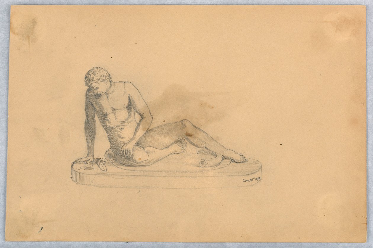 Studie sochy nebo obsazení od Arnold William Brunner