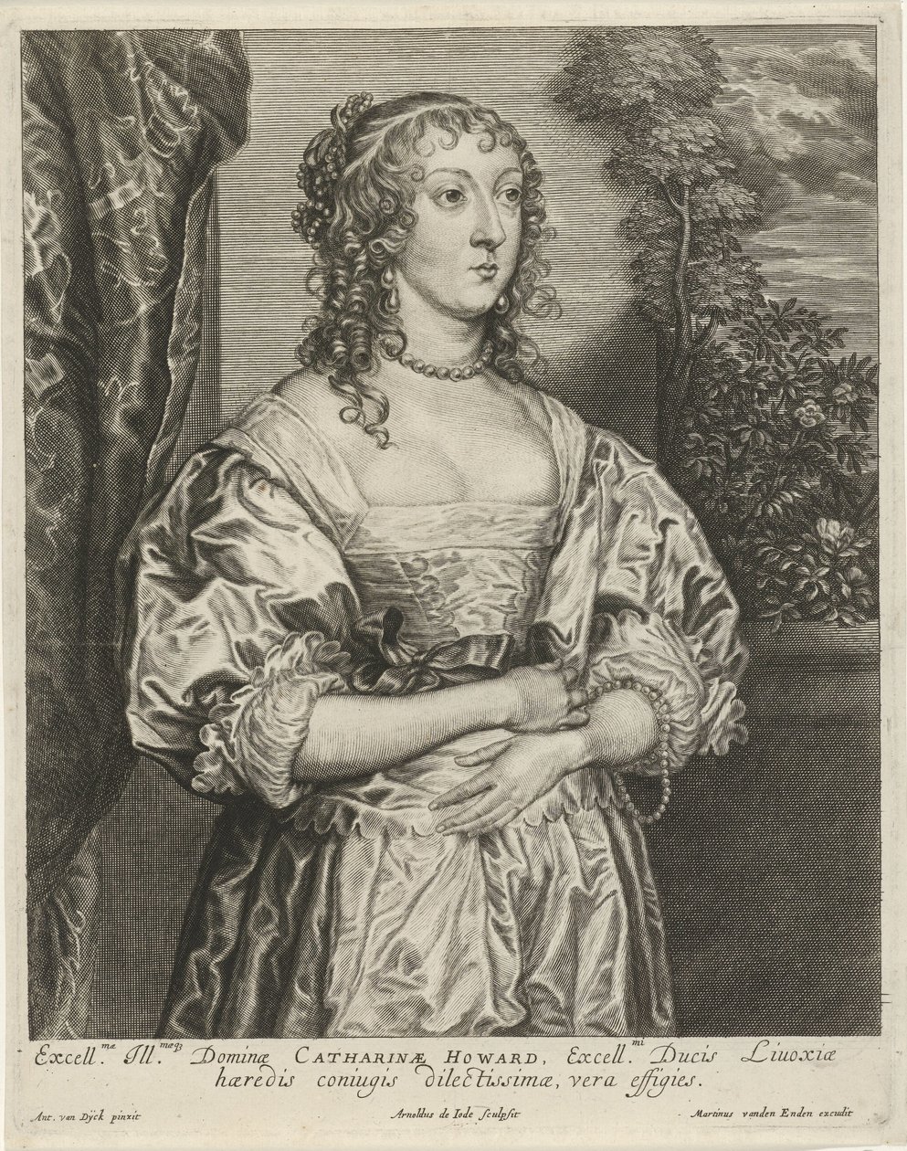 Portrét Katherine Howardové od Arnold de Jode