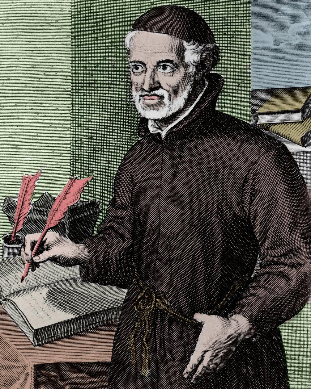 Pere Antonio VIEIRA (1608-1697) jezuita, evangelizátor brazilských indiánů - rytina Arnolda van Westerhouta (1651-1725) - portrét Antonia Vieiry (1608-1697), portugalského jezuitského kněze a spisovatele od Arnold van Westerhout