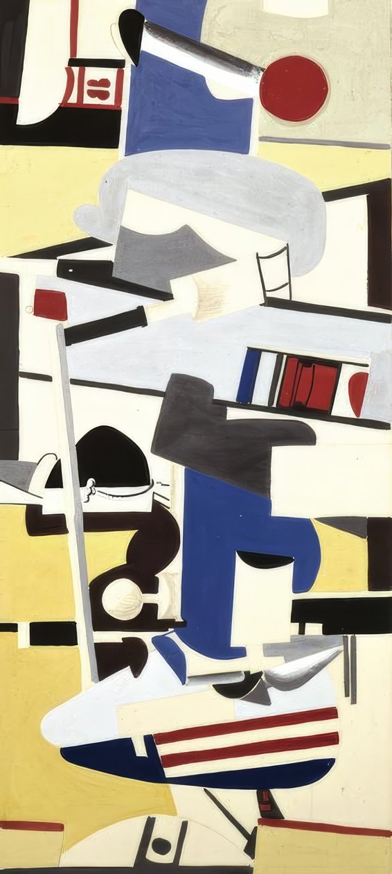 Studie na letiště Newark od Arshile Gorky