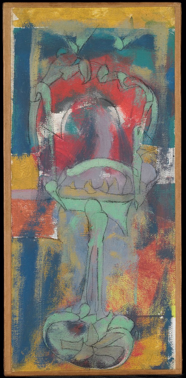 Bez názvu, kolem roku 1946 (olej na plátně) od Arshile Gorky