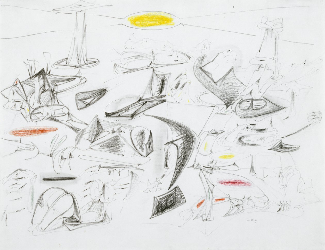Virginie - léto od Arshile Gorky