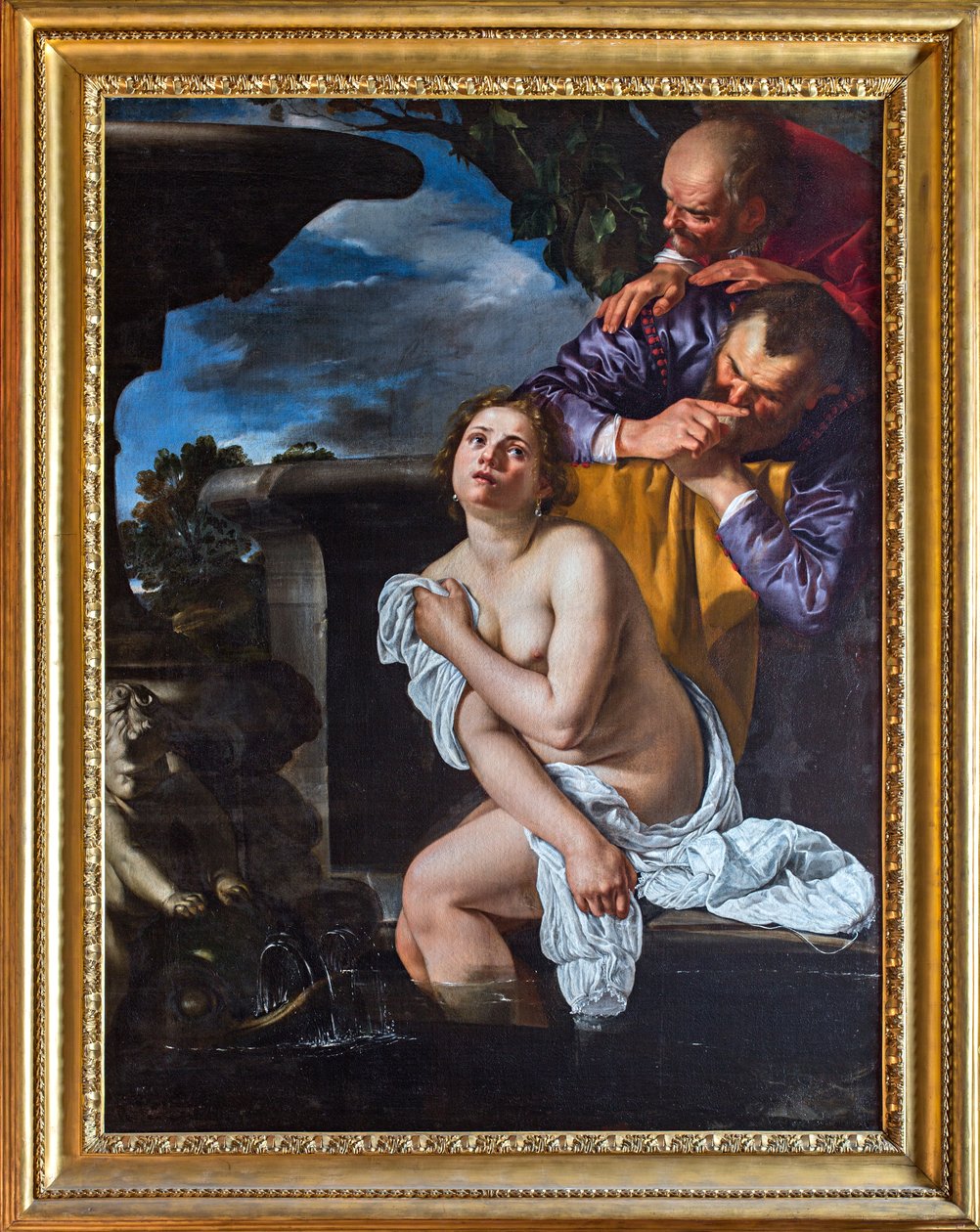 Susannah a starší, 1622 od Artemisia Gentileschi