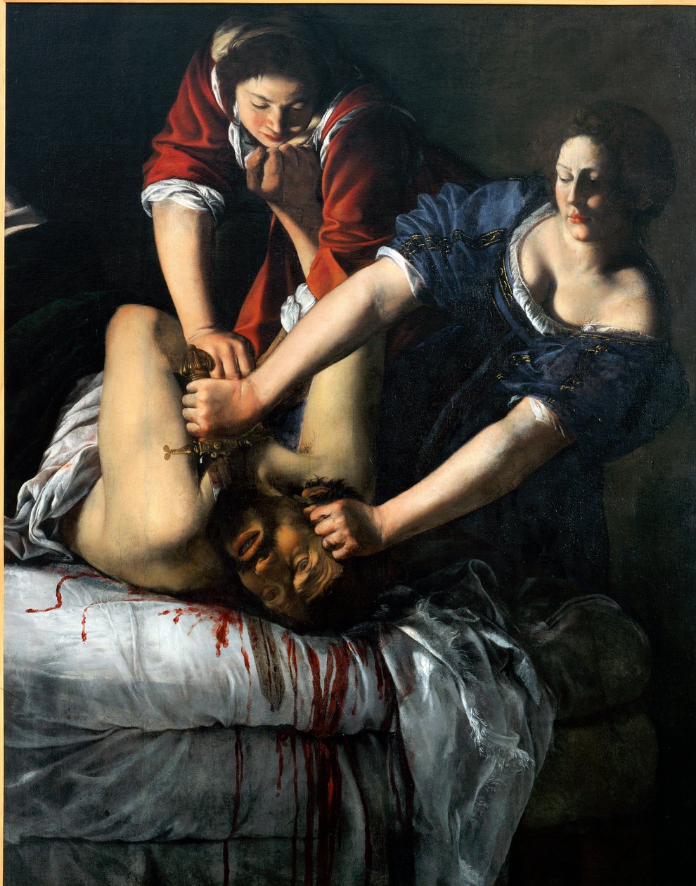 Judith a Holofernes. (Olej na plátně od Artemisia Gentileschi