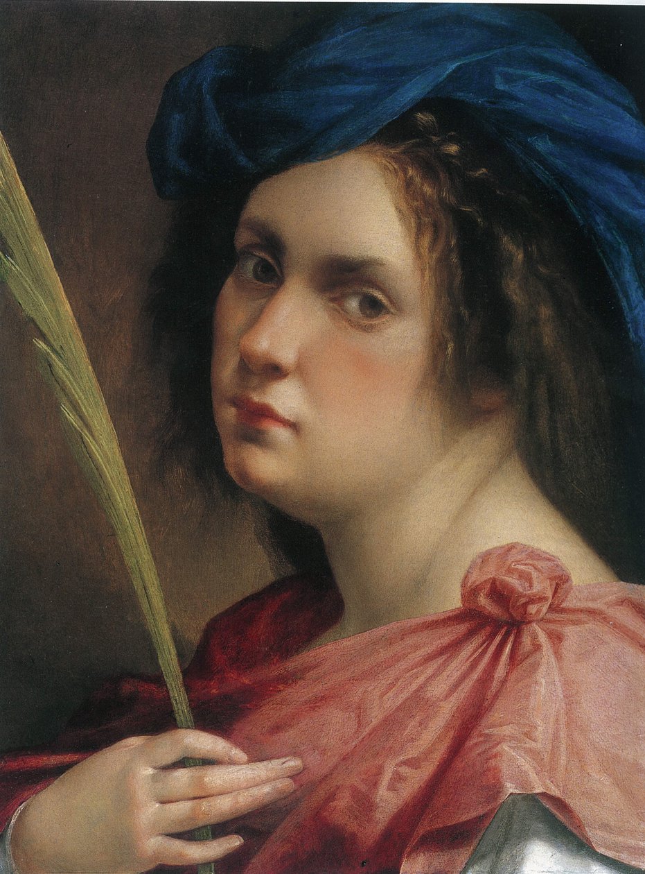 Autoportrét jako svatá Kateřina Alexandrijská, c. 1618. od Artemisia Gentileschi
