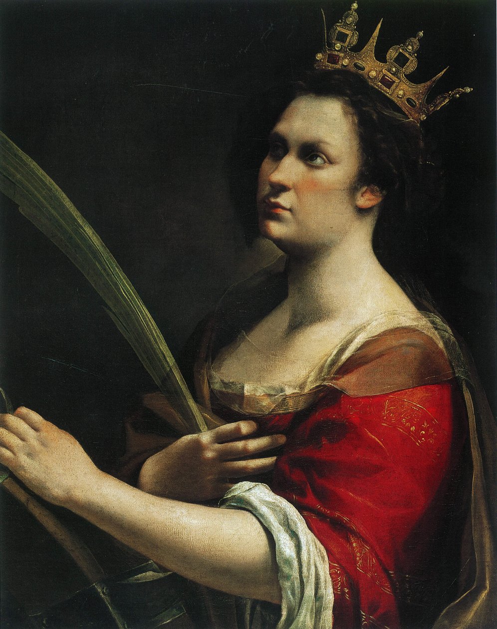 Autoportrét jako svatá Kateřina Alexandrijská, c. 1618. od Artemisia Gentileschi