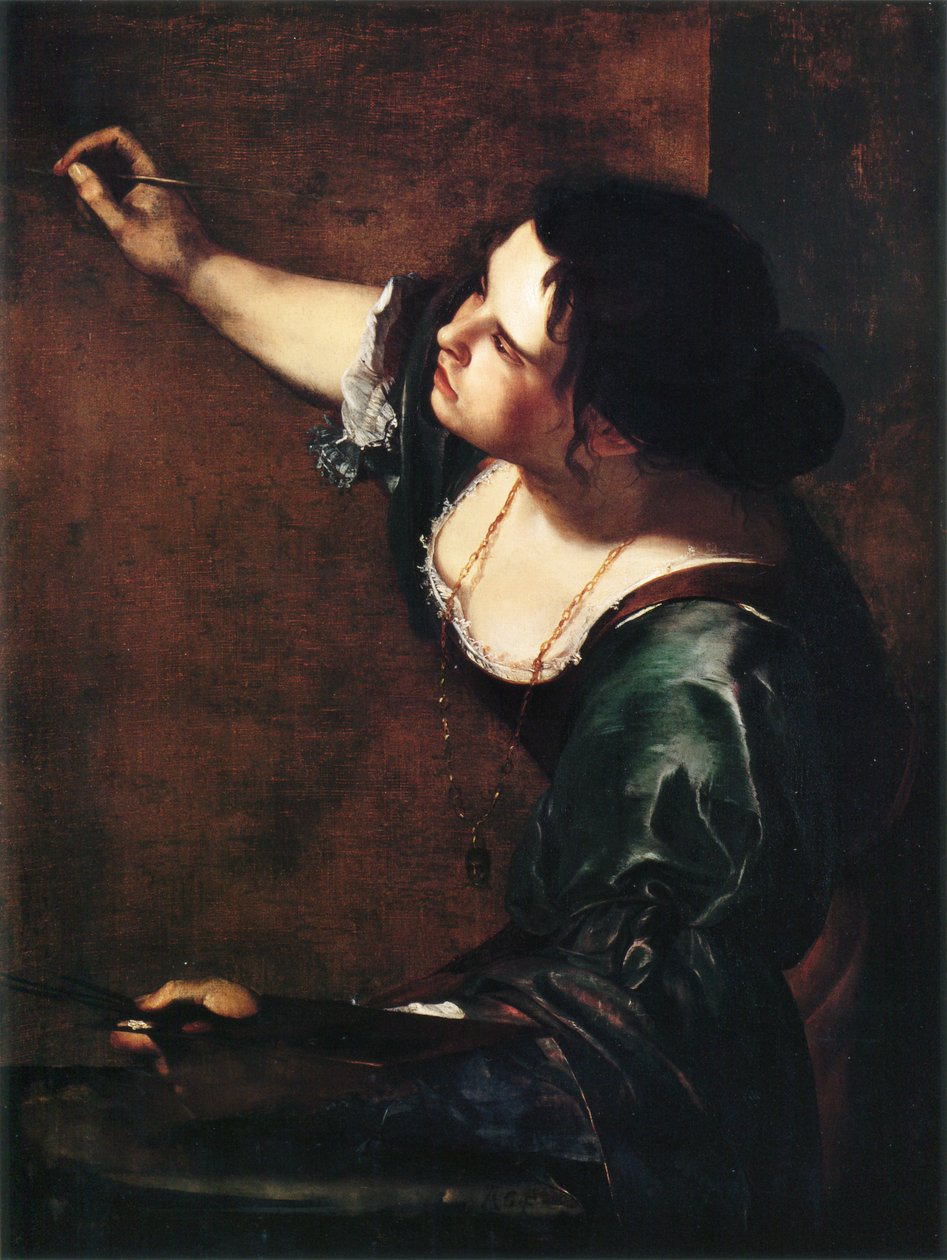 Autoportrét jako alegorie malby od Artemisia Gentileschi