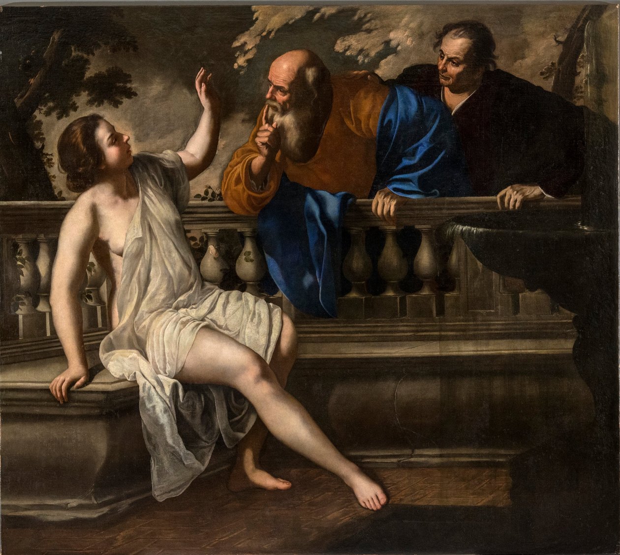 Susanna a starší od Artemisia Gentileschi