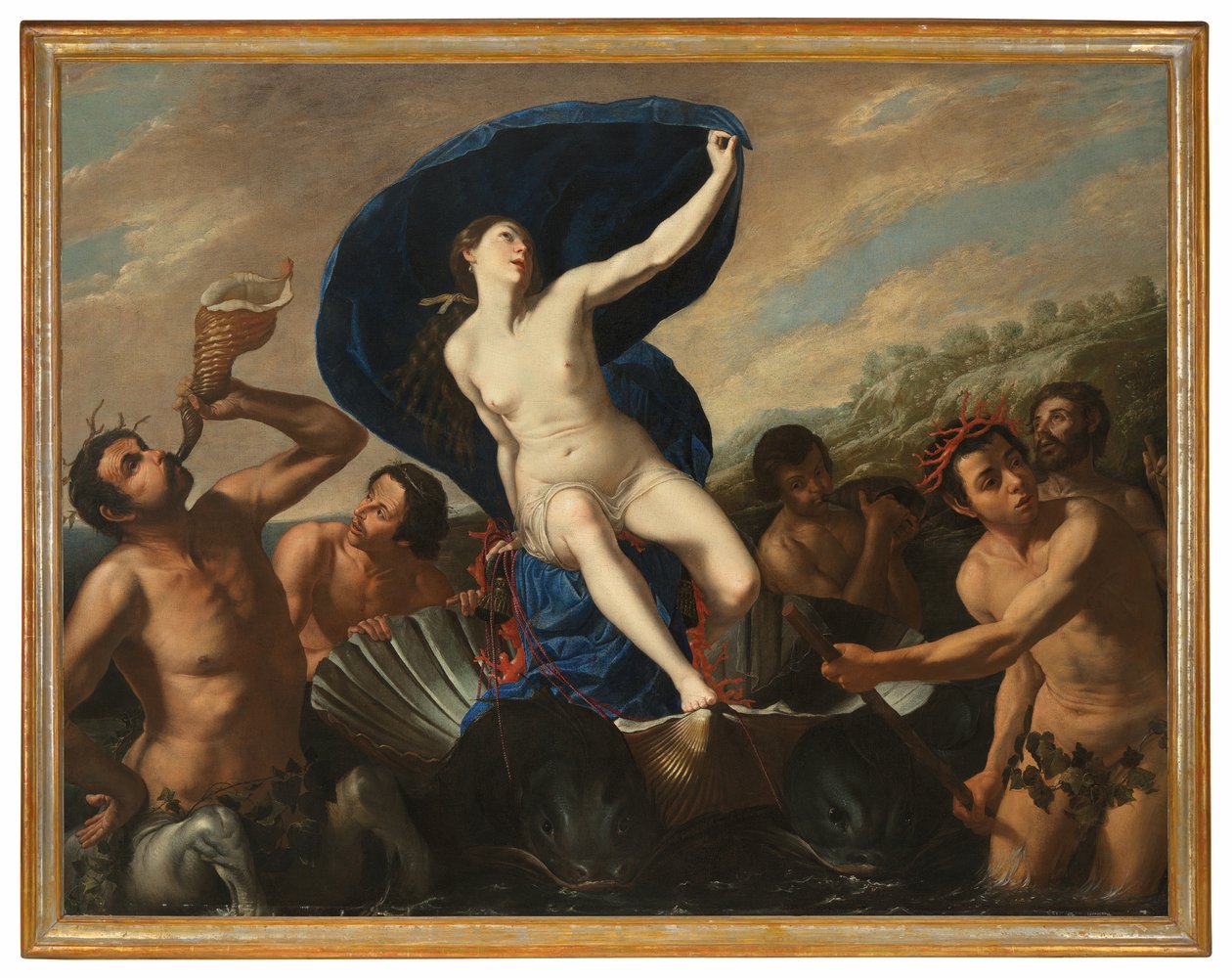 Triumph of Galatea (olej na plátně) od Artemisia and associate Gentileschi