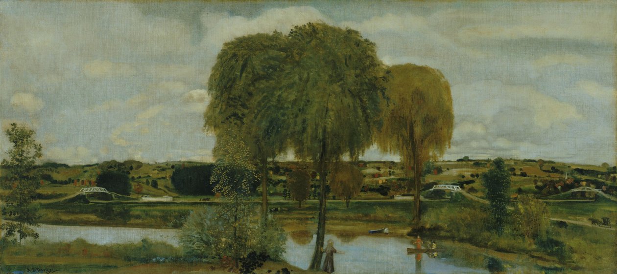 Podél Erie kanálu od Arthur Bowen Davies