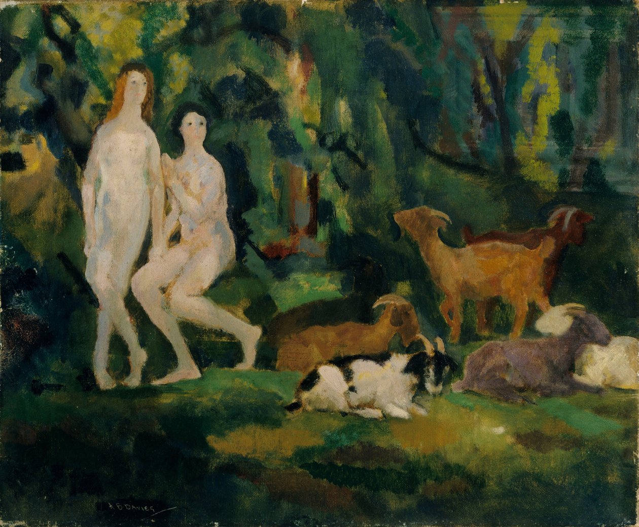Kapky rosy od Arthur Bowen Davies