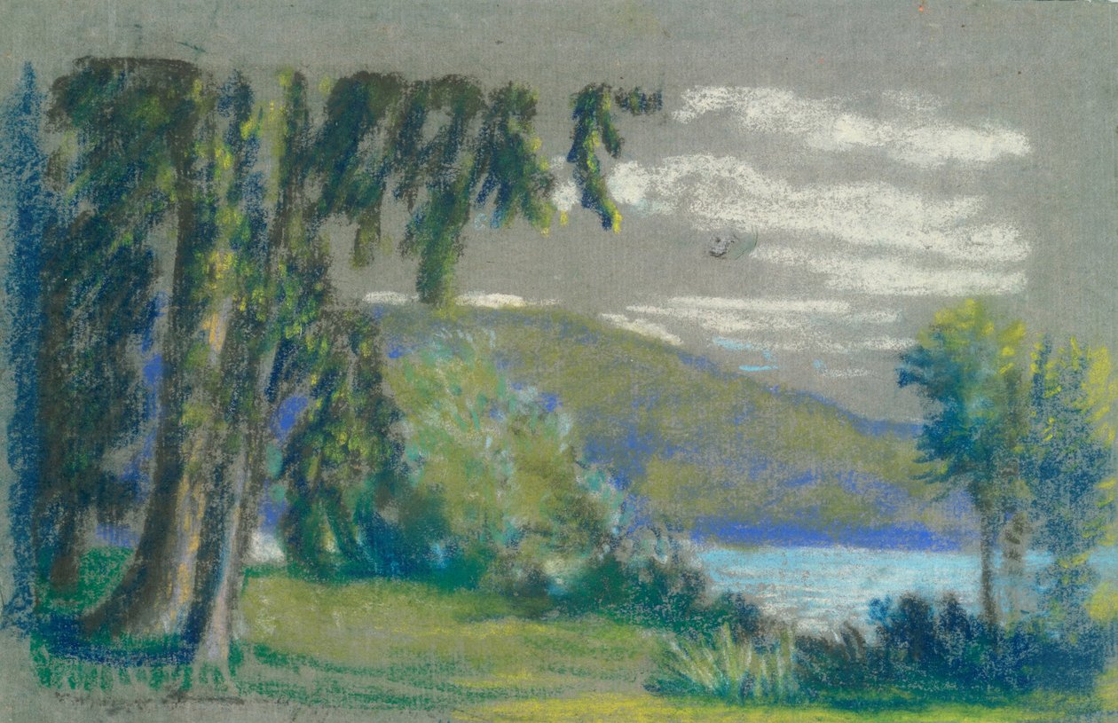 krajina z A.B. Daviesova kniha, vydání -3, 50 od Arthur Bowen Davies