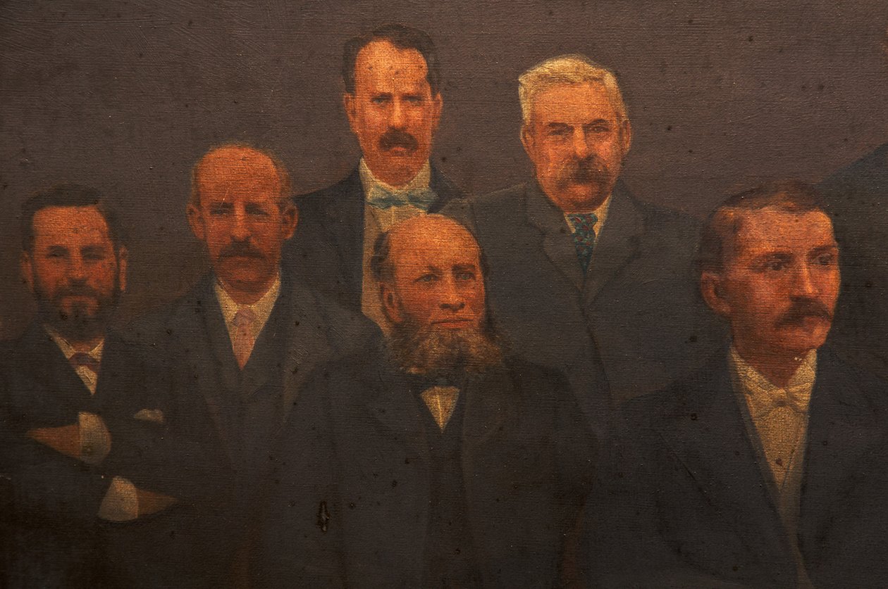 První městská rada, Borough of Dunkinfield, 1899 od Arthur Bradshaw