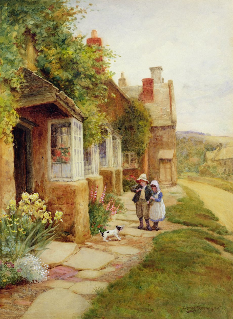 Broadway - Štěně od Arthur Claude Strachan