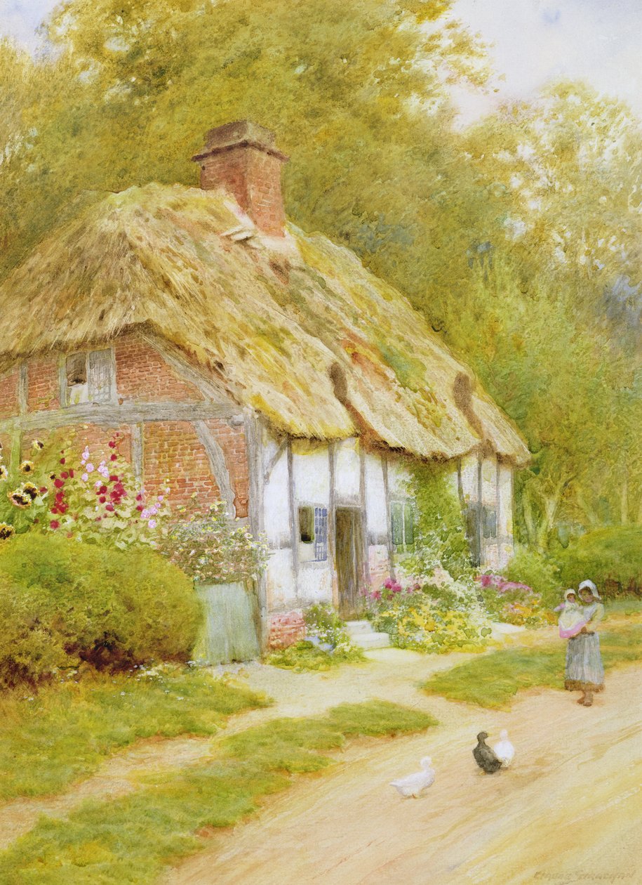 Pozorování Kachny od Arthur Claude Strachan