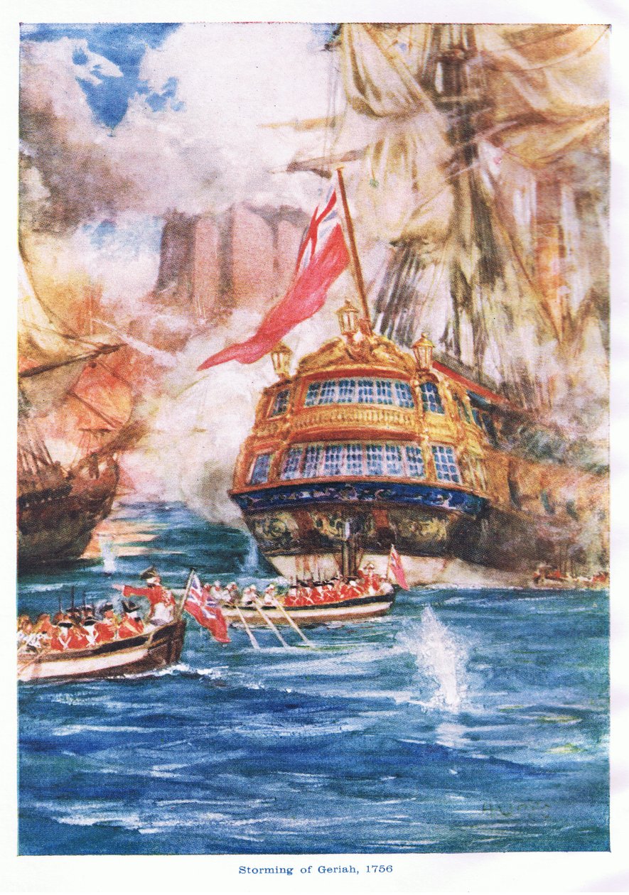 Útok na Geriah AD1756 od Arthur David McCormick