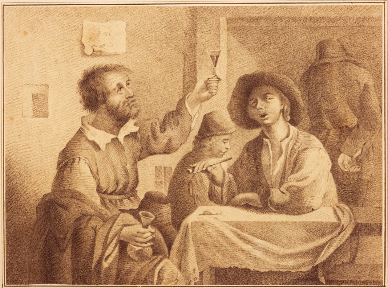 Scéna z hospody od Arthur Devis