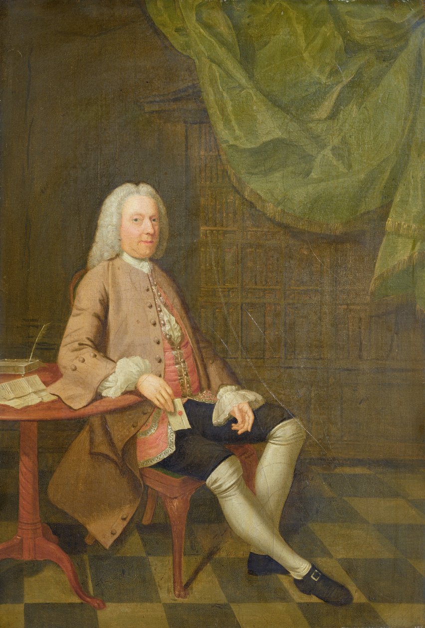 Portrét Johna Orlebara, kolem roku 1740 od Arthur Devis
