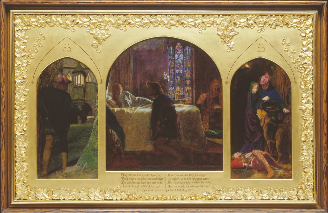Předvečer svaté Anežky od Arthur Hughes