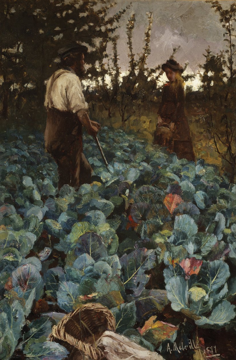 Zelná zahrada od Arthur Melville