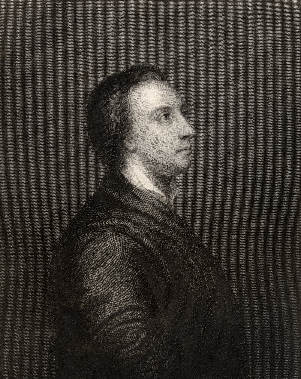 Mark Akenside, rytina R. Woodmana, z knihy "The National Portrait Gallery Volume IV", vydané kolem roku 1820. od Arthur Pond
