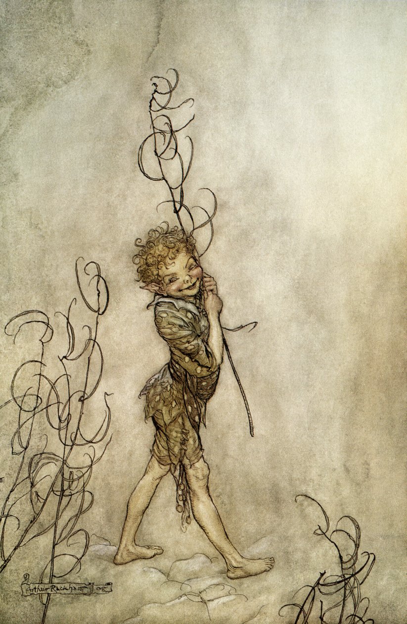 Sen noci svatojánské od Arthur Rackham