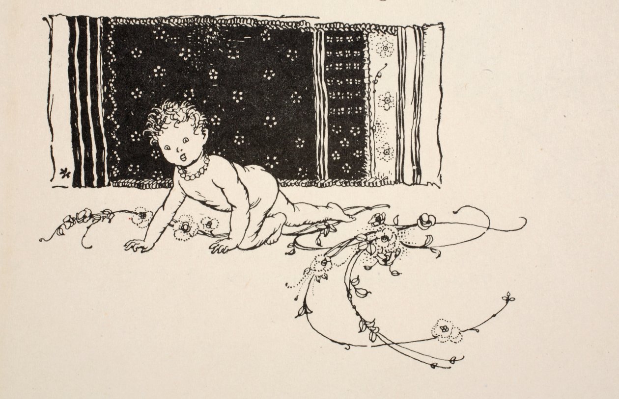 ..Měňavec, ilustrace ze Snu noci svatojánské Williama Shakespeara, 1908 od Arthur Rackham