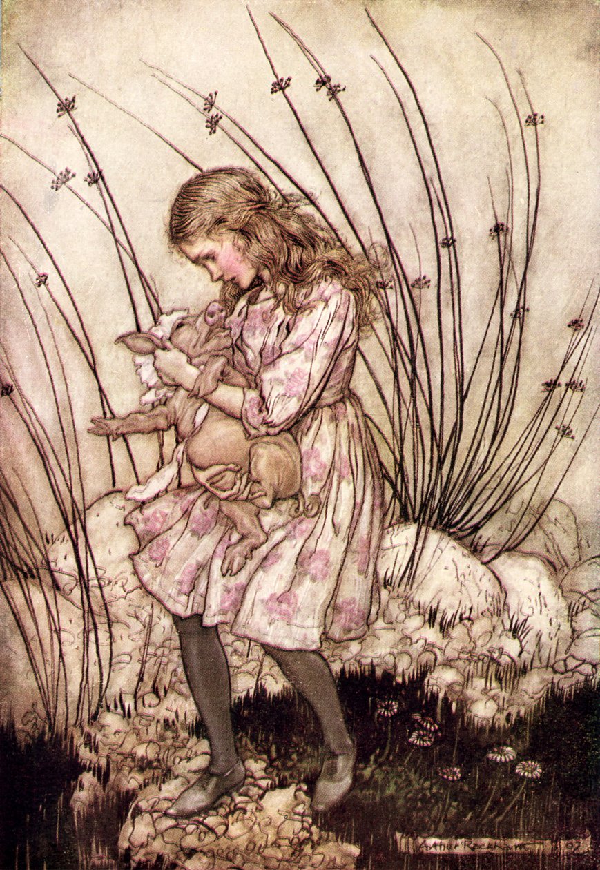 Alenka s dobrodružstvím v říši divů od Lewise Carrolla od Arthur Rackham
