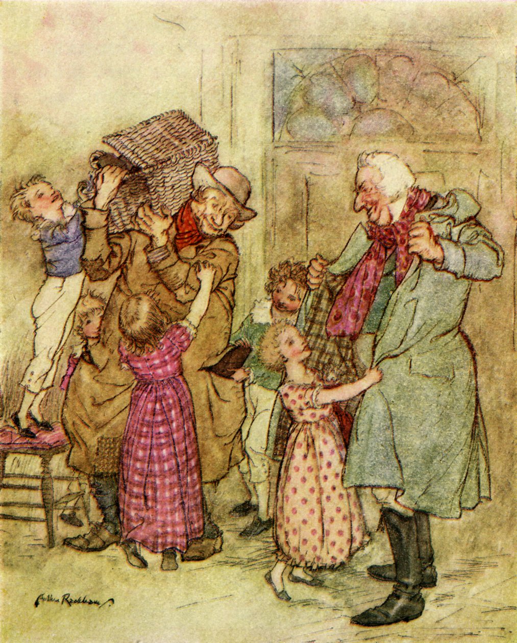 Vánoční koleda Charlese Dickense od Arthur Rackham